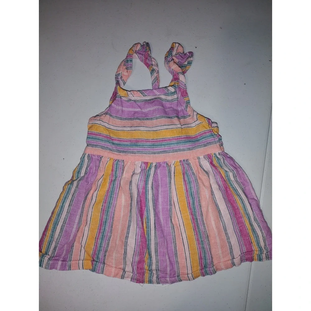 Carters Kid Wonder Nation Toddler Girls‎ 4T Striped Top and Denim Shorts Set